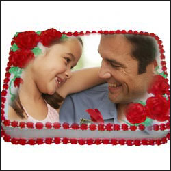 "Photo Cake to Dad - code 03 - Click here to View more details about this Product